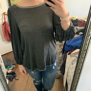 Long sleeve blouse